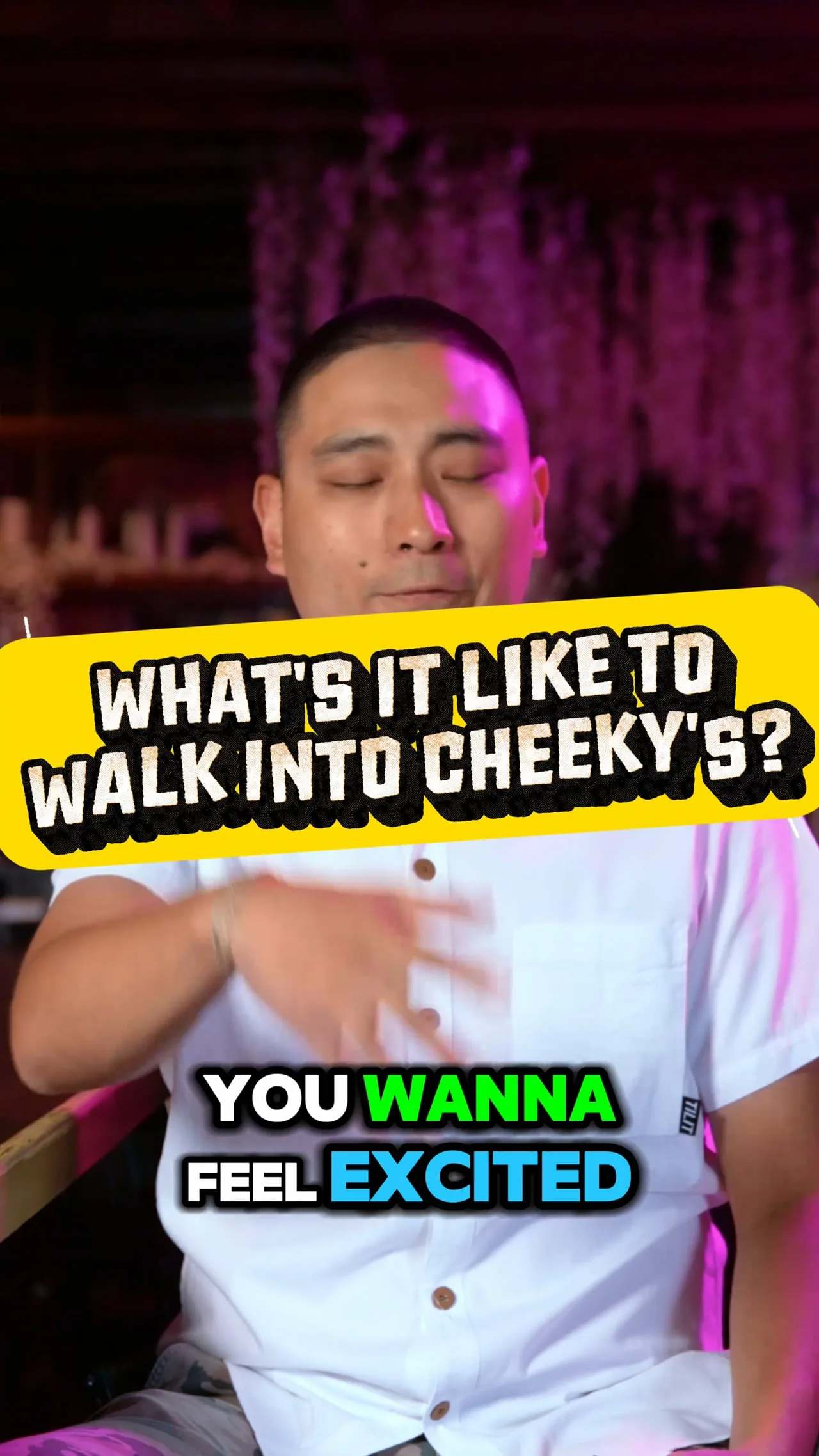 Cheeky’s — The vibe, film still